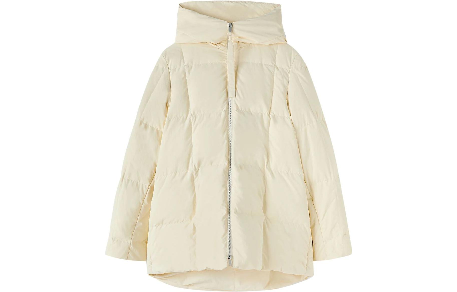 Order (Women) Jil Sander FW22  Quilted Down Hooded Jacket Beige. J40AF0014-J70008-279