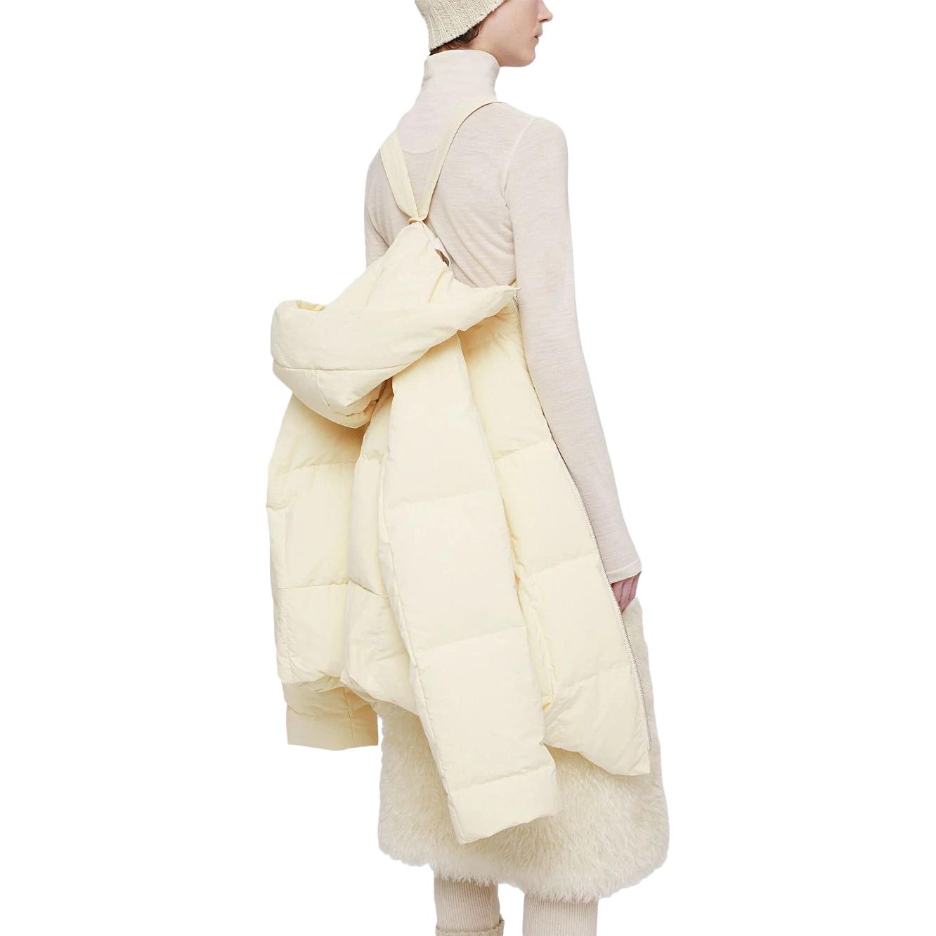 Details for (Women) Jil Sander FW22  Quilted Down Hooded Jacket Beige. J40AF0014-J70008-279