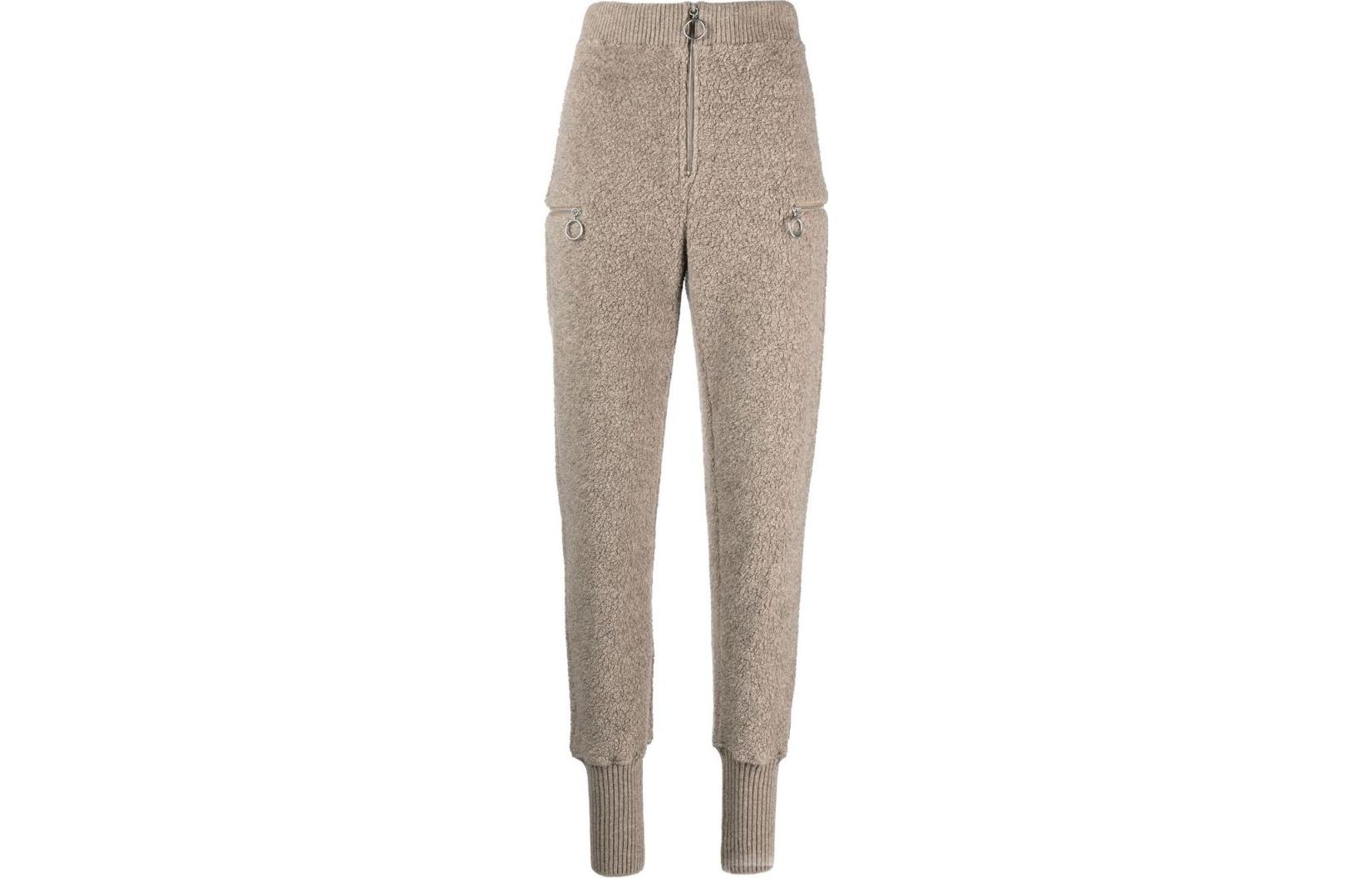 (Women) Jil Sander FW22  Solid Knit Zip Track Pants Off-White J40KA0026J40025261