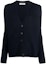 Order (Women) Jil Sander FW22 V-Neck Ribbed Wool Cardigan Sweater Blue. J02GP0055J14506402
