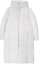 Buy (Women) Jil Sander FW22 White Hooded Down Jacket with Zipper. J40AF0013-J70008-102