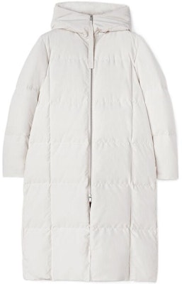 (Women) Jil Sander FW22 White Hooded Down Jacket with Zipper. J40AF0013-J70008-102 Order (Women) Jil Sander FW22 White Hooded Down Jacket with Zipper. J40AF0013-J70008-102