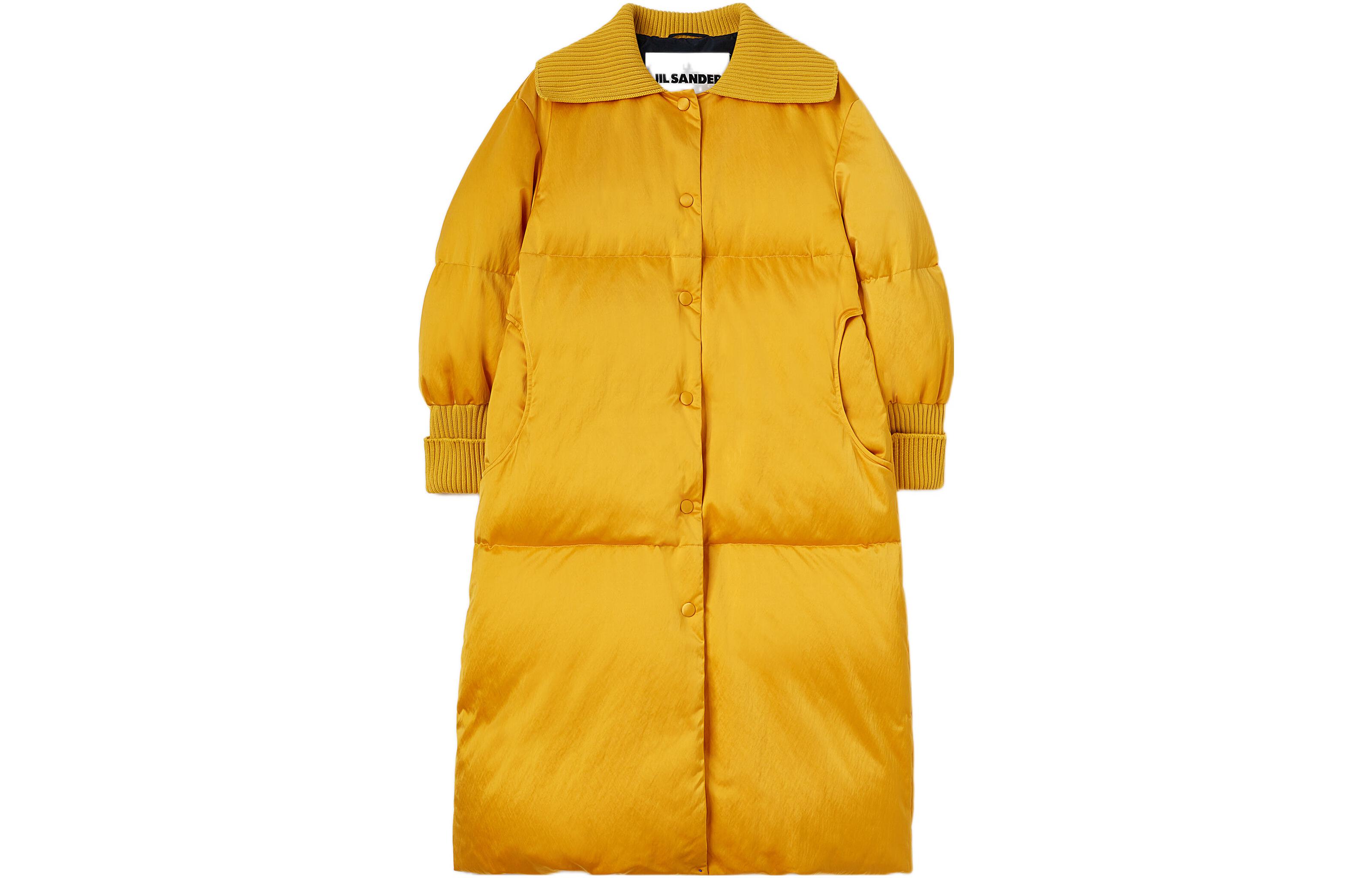 Order (Women) Jil Sander FW22 Quilted Single-Breasted Jacket Yellow Outerwear J02AF0001-JTN006-828