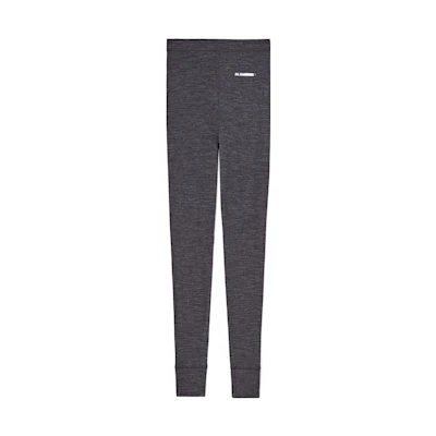(Women) JIL SANDER FW22 Solid Logo Print Leggings Dark Grey J40KA0029-J70021-028