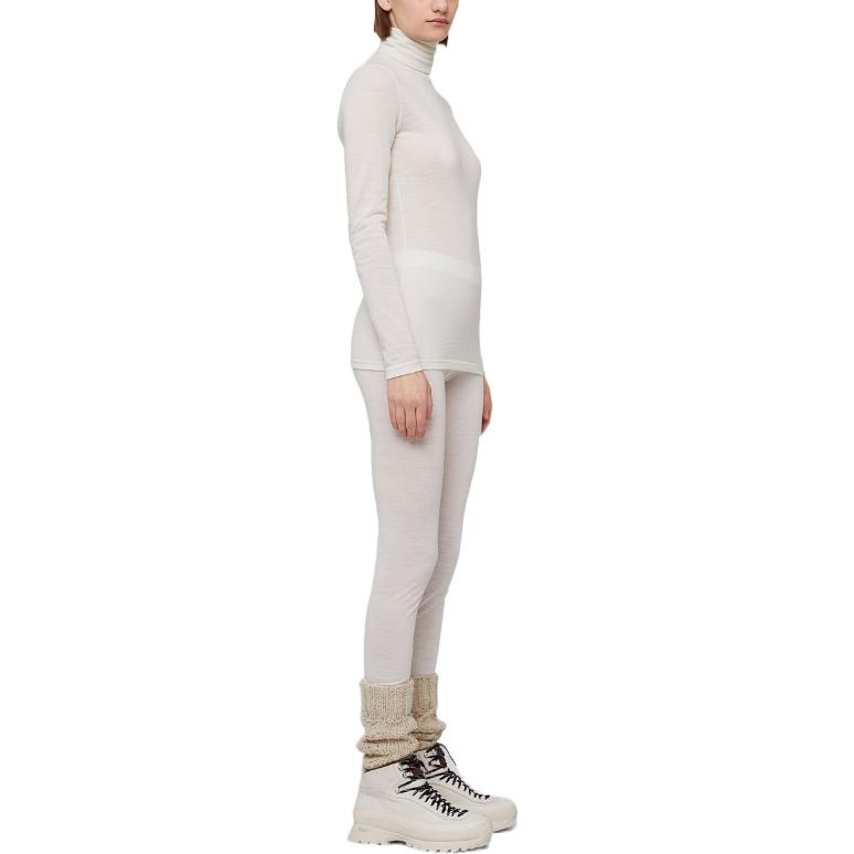 Purchase (W) 질 샌더 FW22 솔리드 로고 프린트 레깅스 여성 오프화이트. J40KA0029-J70021-102