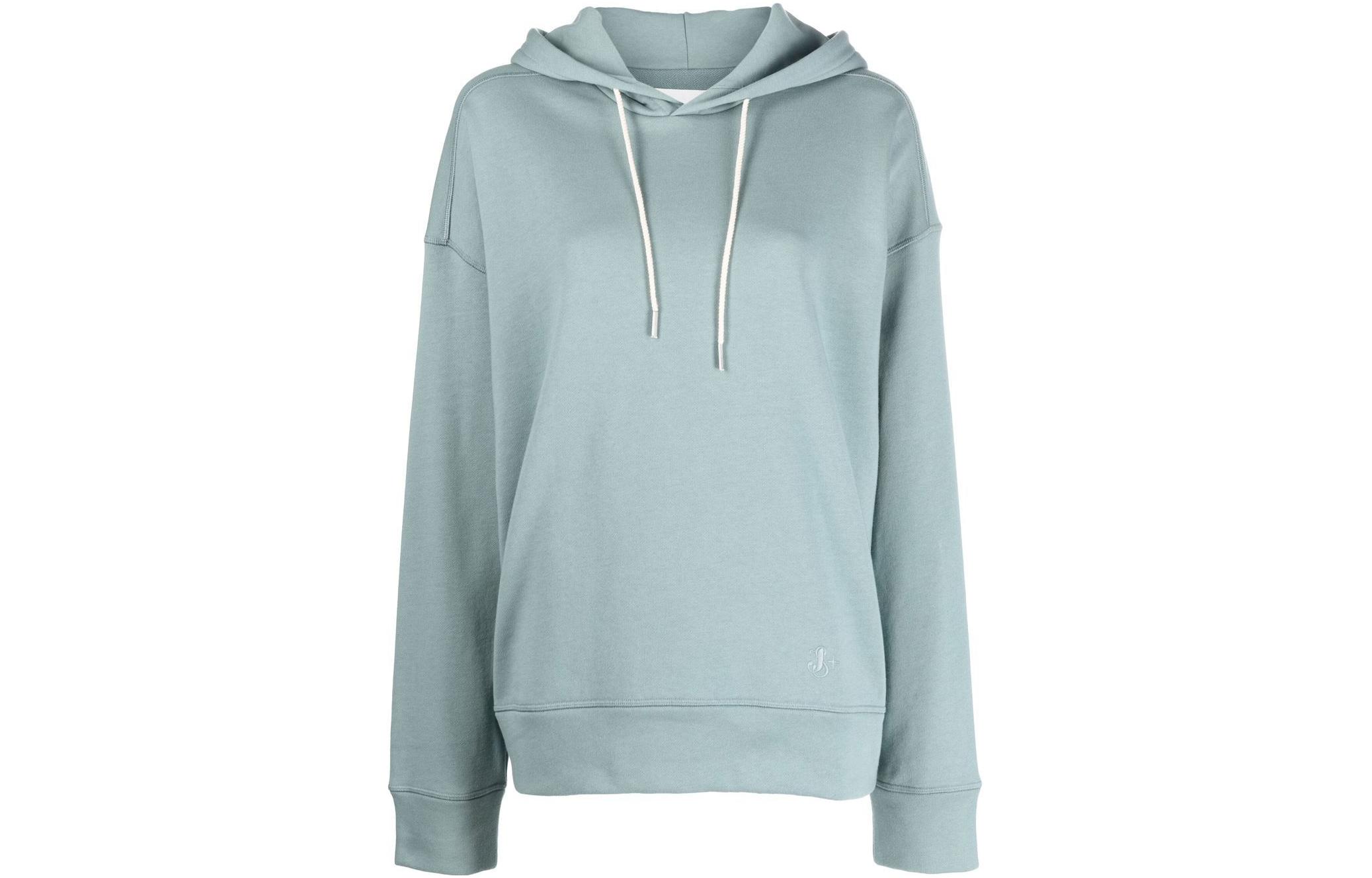 (Women) Jil Sander FW22 Solid Oversized Hoodie Women’s Blue J40GU0004J45050-043