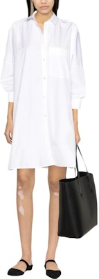 (Women) JIL SANDER FW22 White Single-Breasted Loose Fit Long Sleeve Shirt for Women J05DL0007J45001100 Shop (Women) JIL SANDER FW22 White Single-Breasted Loose Fit Long Sleeve Shirt for Women J05DL0007J45001100