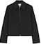 Order (Women) JIL SANDER FW24 Black Knit Textured Long Sleeve Jacket. J02BN0180J20053-BLACK