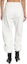 Shop (Women) Jil Sander FW24 Mid-Rise White Casual Pants with Hidden Zip for Women. J04KA0115J46463-WHITE