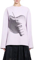 Order (W) JIL SANDER 粉色圖案寬鬆版長袖T恤 女款 J03GC0120J20218-565