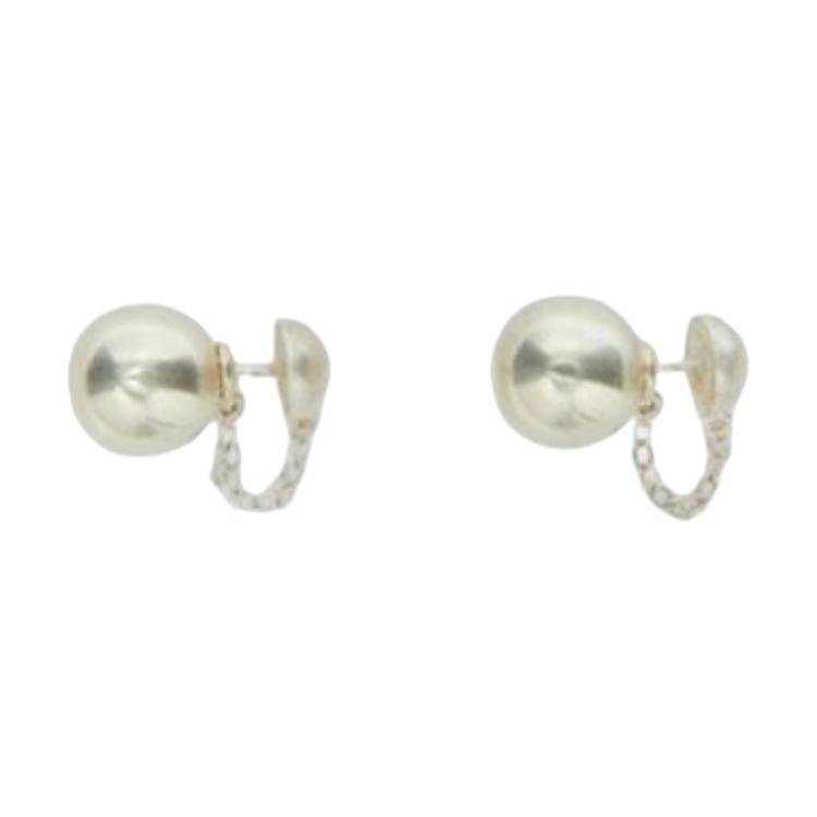 (Women) JIL SANDER Sphere Design Earrings  Silver JSPU837388_WUS84021 041