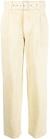(Women) Jil Sander SS22 Beige Pleated Straight-Leg Casual Pants. JPPU311005WU241400A332 (Women) Jil Sander SS22 Beige Pleated Straight-Leg Casual Pants. JPPU311005WU241400A332