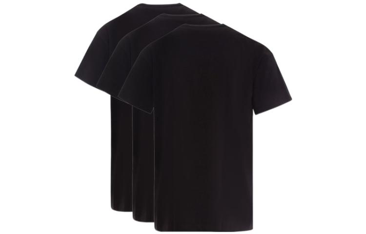Lookbook (W) 吉尔·桑德SS22黑色简约logo短袖T恤3件装。 J40GC0001J45048-001