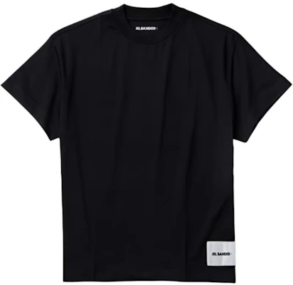 (W) 질 샌더 SS22 블랙 로고 티셔츠 3팩. J40GC0001J45048-001 Details for (W) 질 샌더 SS22 블랙 로고 티셔츠 3팩. J40GC0001J45048-001