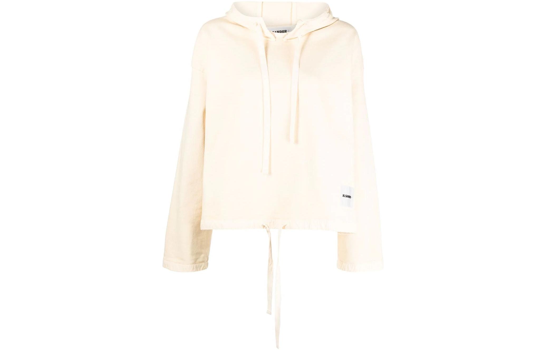 Order (W) 질 샌더 SS22 솔리드 니트 후디 라이트 옐로우. J40GU0009JTN030