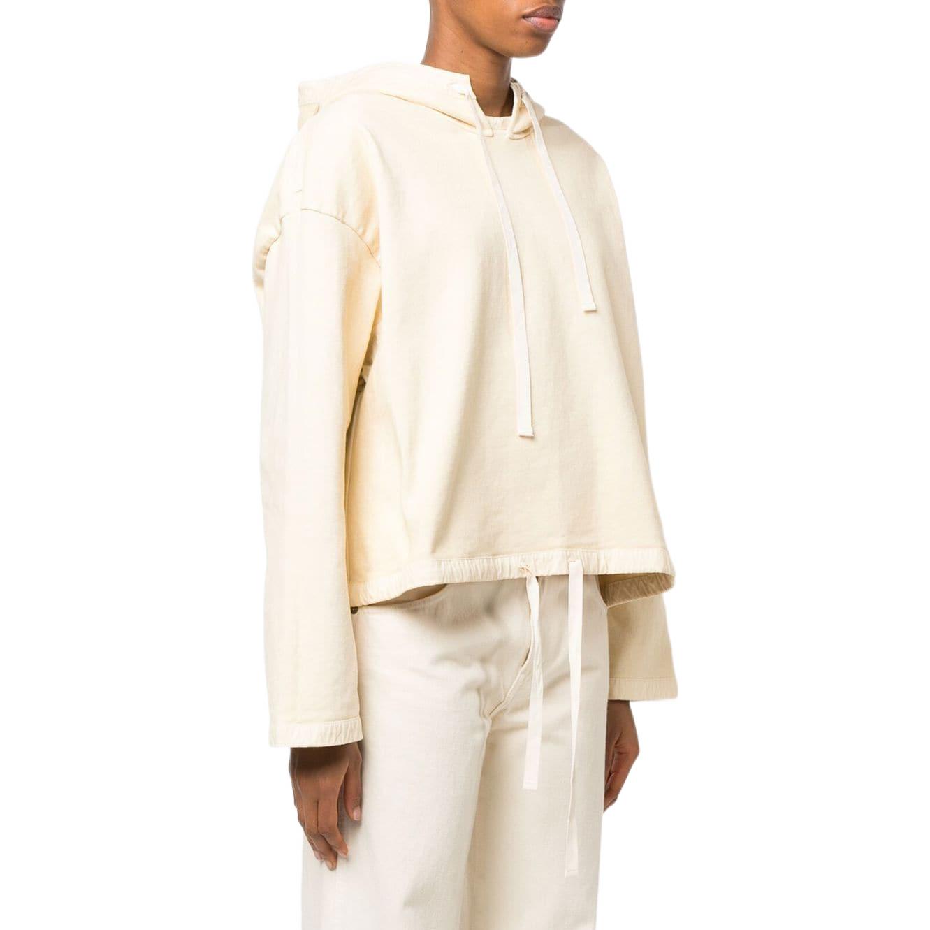 Purchase (W) 질 샌더 SS22 솔리드 니트 후디 라이트 옐로우. J40GU0009JTN030