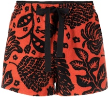 (Women) JIL SANDER SS22 Jacquard Fleece Shorts Red JPPU707506-WU258268-M28 (Women) JIL SANDER SS22 Jacquard Fleece Shorts Red JPPU707506-WU258268-M28