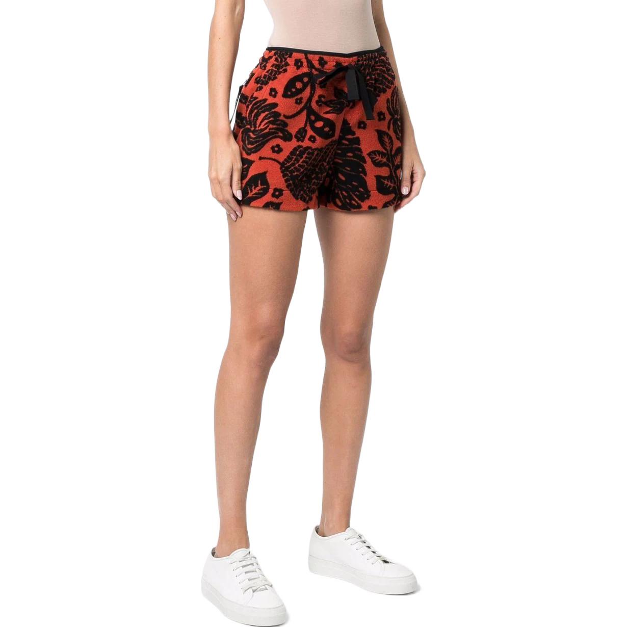 Purchase (W) 질 샌더 SS22 자카드 플리스 숏츠 레드 JPPU707506-WU258268-M28