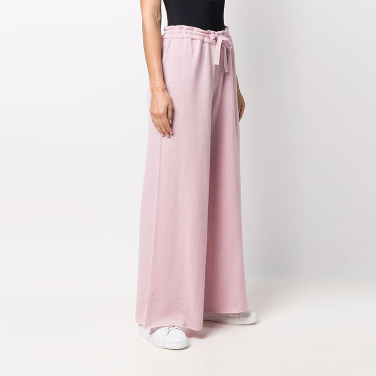 Purchase (Women) Jil Sander SS22 Solid Knit Cashmere Casual Pants Pink  Autumn Wear JPPU751547-WUY10068-665