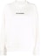 Order (W) 질 샌더 SS22 화이트 로고 프린트 긴팔 크루넥 스웨트셔츠 여성. JPPU707513WU248608-102