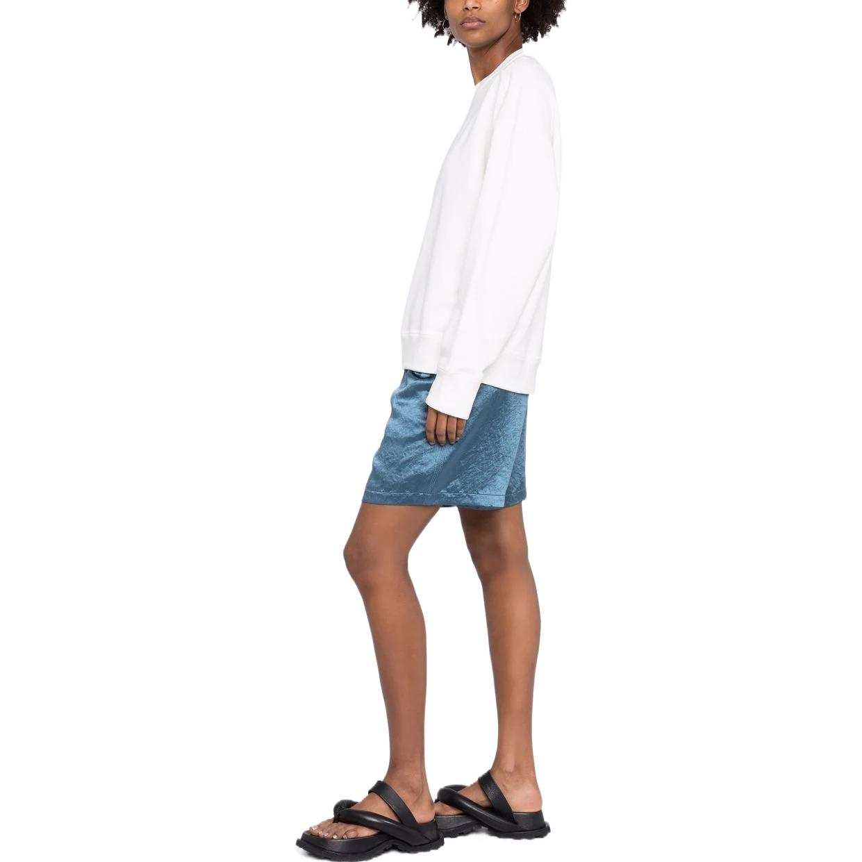 Purchase (W) 질 샌더 SS22 화이트 로고 프린트 긴팔 크루넥 스웨트셔츠 여성. JPPU707513WU248608-102