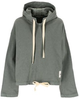 (Women) JIL SANDER SS23 Solid Color Drawstring Hem Hoodie Women’s Gray-Green J40GU0009-JTN030-043 (Women) JIL SANDER SS23 Solid Color Drawstring Hem Hoodie Women’s Gray-Green J40GU0009-JTN030-043