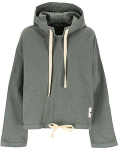 (W) 질샌더 SS23 솔리드 컬러 드로스트링 헴 후디 여성 그레이-그린 J40GU0009-JTN030-043 Order (W) 질샌더 SS23 솔리드 컬러 드로스트링 헴 후디 여성 그레이-그린 J40GU0009-JTN030-043