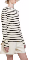 Purchase (W) Jil Sander SS23 女款黑白條紋長袖圓領上衣 J40NH0003-J46497-080