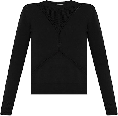 (Women) Jil Sander SS24 Black Knit Pullover Crewneck Sweater Long Sleeve J01GP0117J14617-BLACK Order (Women) Jil Sander SS24 Black Knit Pullover Crewneck Sweater Long Sleeve J01GP0117J14617-BLACK
