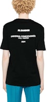 (W) 吉尔·桑德 JIL SANDER SS24 黑色标志图案舒适圆领T恤。 J02GC0128J46219-BLACK Shop (W) 吉尔·桑德 JIL SANDER SS24 黑色标志图案舒适圆领T恤。 J02GC0128J46219-BLACK