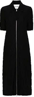 Order (W) Jil Sander SS24 黑色質感拉鏈短袖洋裝 J02CT0340J20138-BLACK