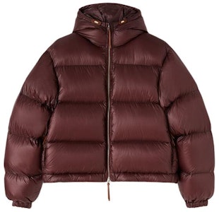 (W) 질 샌더 SS24 후드 퍼퍼 자켓 에그플랜트 퍼플 롱슬리브. J40AF0131-J70122-603 Order (W) 질 샌더 SS24 후드 퍼퍼 자켓 에그플랜트 퍼플 롱슬리브. J40AF0131-J70122-603