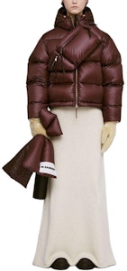 (W) 질 샌더 SS24 후드 퍼퍼 자켓 에그플랜트 퍼플 롱슬리브. J40AF0131-J70122-603 Lookbook (W) 질 샌더 SS24 후드 퍼퍼 자켓 에그플랜트 퍼플 롱슬리브. J40AF0131-J70122-603