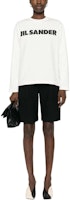 (W) JIL SANDER SS24 象牙白標誌圖案圓領長袖衛衣 J02GC0107J45148-WHITE Lookbook (W) JIL SANDER SS24 象牙白標誌圖案圓領長袖衛衣 J02GC0107J45148-WHITE