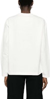 (W) JIL SANDER SS24 象牙白標誌圖案圓領長袖衛衣 J02GC0107J45148-WHITE Shop (W) JIL SANDER SS24 象牙白標誌圖案圓領長袖衛衣 J02GC0107J45148-WHITE