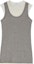 Order (Women) Jil Sander SS24 Layered Comfort Crewneck Knit Vest Light Gray J40FV0106JTN357-GREY