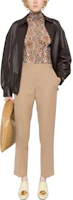 Lookbook (W) JIL SANDER SS24 中腰休閒直筒長褲 米色 J02KA0284J40002-BEIGE