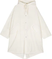 Order (W) Jil Sander SS24 字母印花白色寬鬆連帽外套。 J04AH0002J45026-WHITE