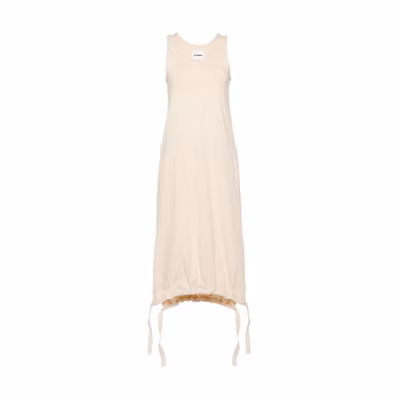 (Women) Jil Sander SS24 Sleeveless Knit Dress Light Yellow J40CT0160J20148-YELLOW