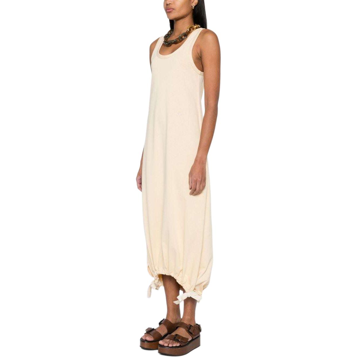 Shop (W) 질 샌더 SS24 민소매 니트 드레스 라이트 옐로우 J40CT0160J20148-YELLOW