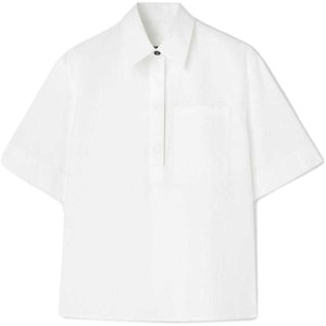 (W) Polo Camiseta Blanca Cómoda de Manga Corta Jil Sander SS24. J40DL0134J45127-WHITE Order (W) Polo Camiseta Blanca Cómoda de Manga Corta Jil Sander SS24. J40DL0134J45127-WHITE