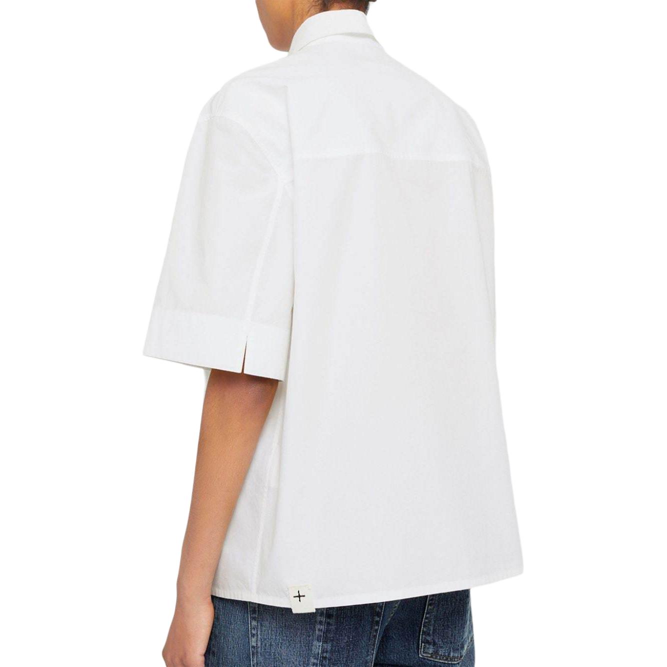Purchase (W) Polo Camiseta Blanca Cómoda de Manga Corta Jil Sander SS24. J40DL0134J45127-WHITE