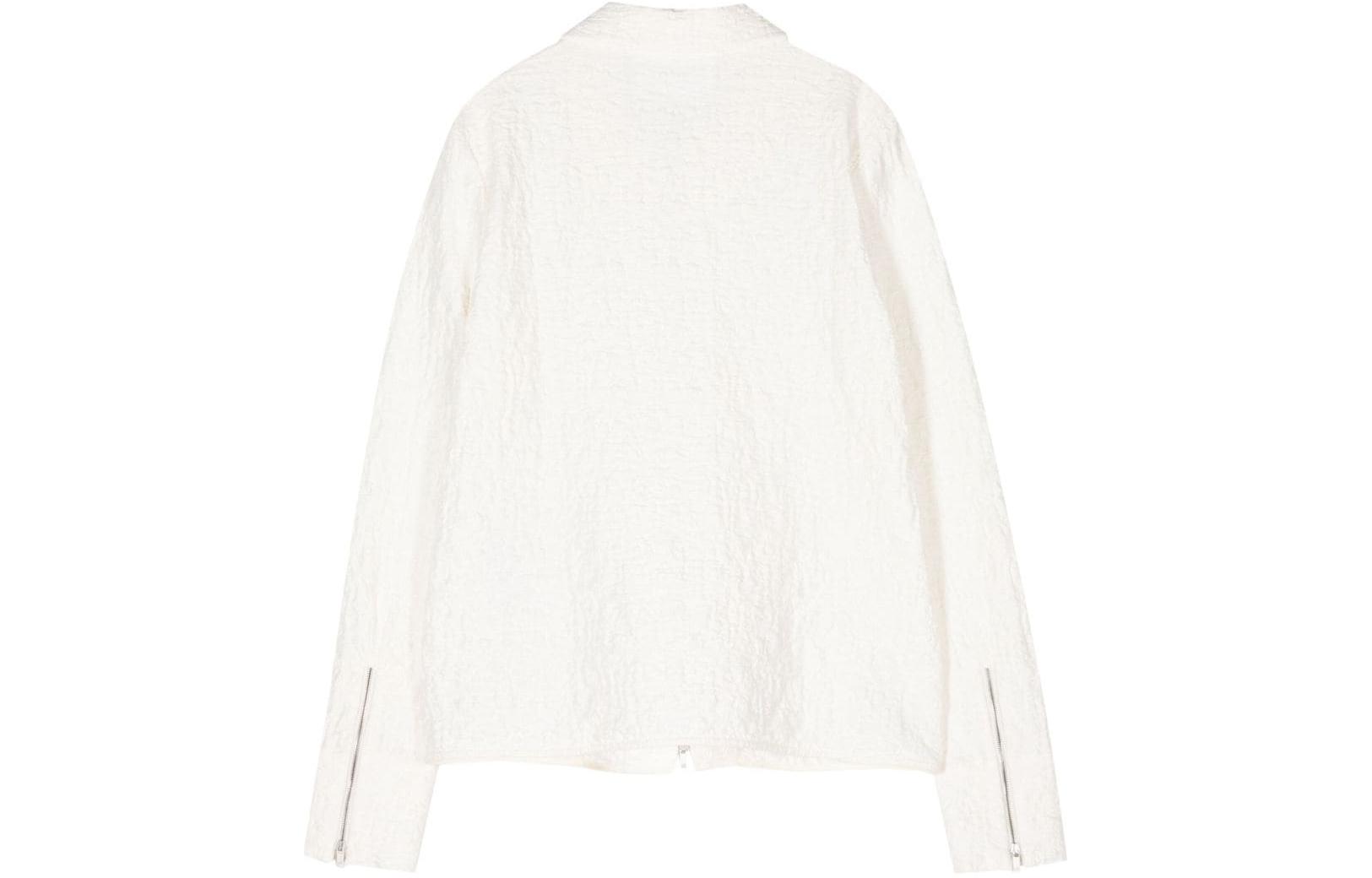 Lookbook (Women) Jil Sander SS24 Full-Zip Jacket Cream Color J02DL0174-J20138-102