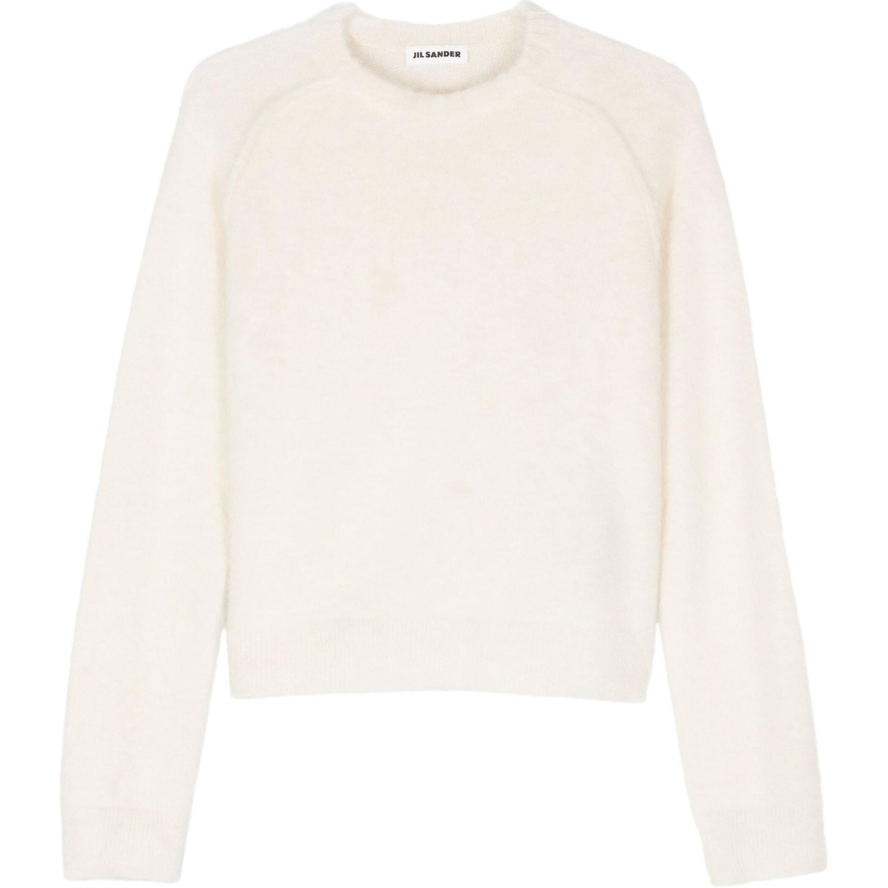 Order (W) Jil Sander SS24 女款圓領針織毛衣 象牙白 J02GP0185J14727-WHITE