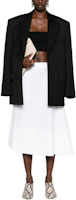 Lookbook (W) Jil Sander 白色不對稱A字休閒長洋裝 SS244 女款 J04MA0010J60001-WHITE