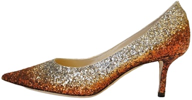(Women) Jimmy Choo 6.5cm 'Orange Stiletto Mules' LOVE65VKGCOPPERSILVER (Women) Jimmy Choo 6.5cm 'Orange Stiletto Mules' LOVE65VKGCOPPERSILVER
