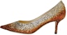 (Women) Jimmy Choo 6.5cm 'Orange Stiletto Mules' LOVE65VKGCOPPERSILVER