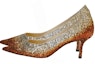 Lookbook (Women) Jimmy Choo 6.5cm 'Orange Stiletto Mules' LOVE65VKGCOPPERSILVER