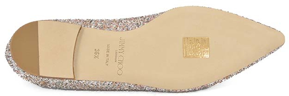 (Women) Jimmy Choo 'Lotus Pink Flats' ROMY-FLAT-KSZ-VIOLA-MIX Details for (Women) Jimmy Choo 'Lotus Pink Flats' ROMY-FLAT-KSZ-VIOLA-MIX