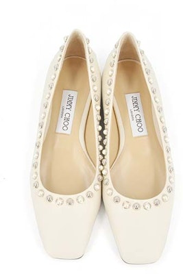 (Women) Jimmy Choo 'Milk White Flats' MIRELE-FLAT-ABM-LATTE/WHITE Shop (Women) Jimmy Choo 'Milk White Flats' MIRELE-FLAT-ABM-LATTE/WHITE